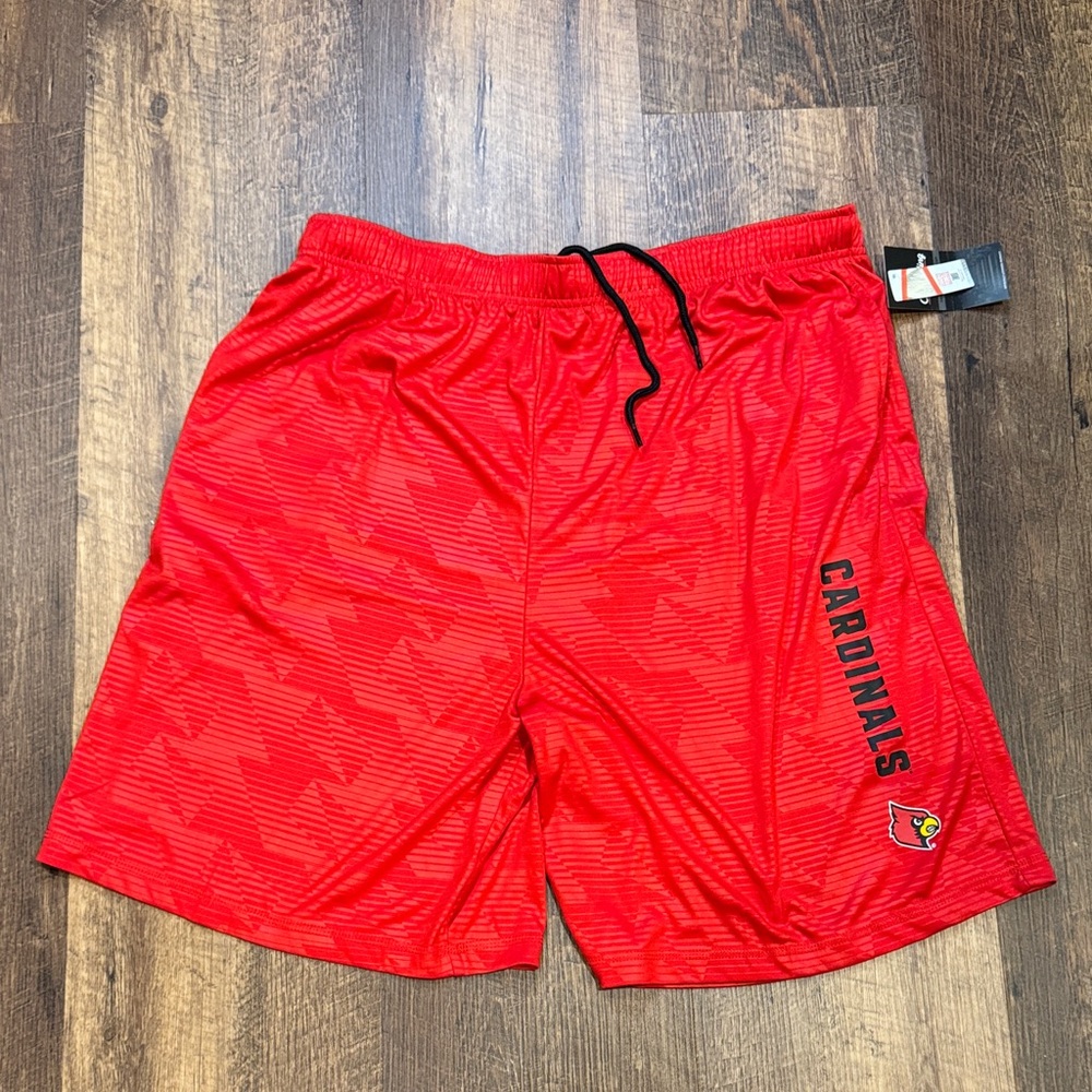 Louisville‎ Cardinals Shorts Men's 2XL Red NEW